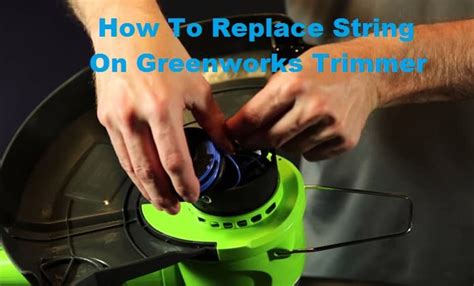 greenworks trimmer replace string|greenworks weed eater string size.